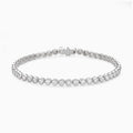 Round Brilliant Bezel Diamond Tennis Bracelet