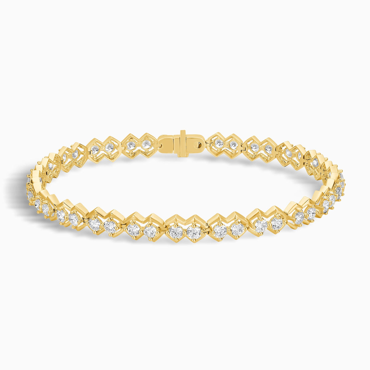 Eclat Diamond Tennis Bracelet in 14K Yellow Gold