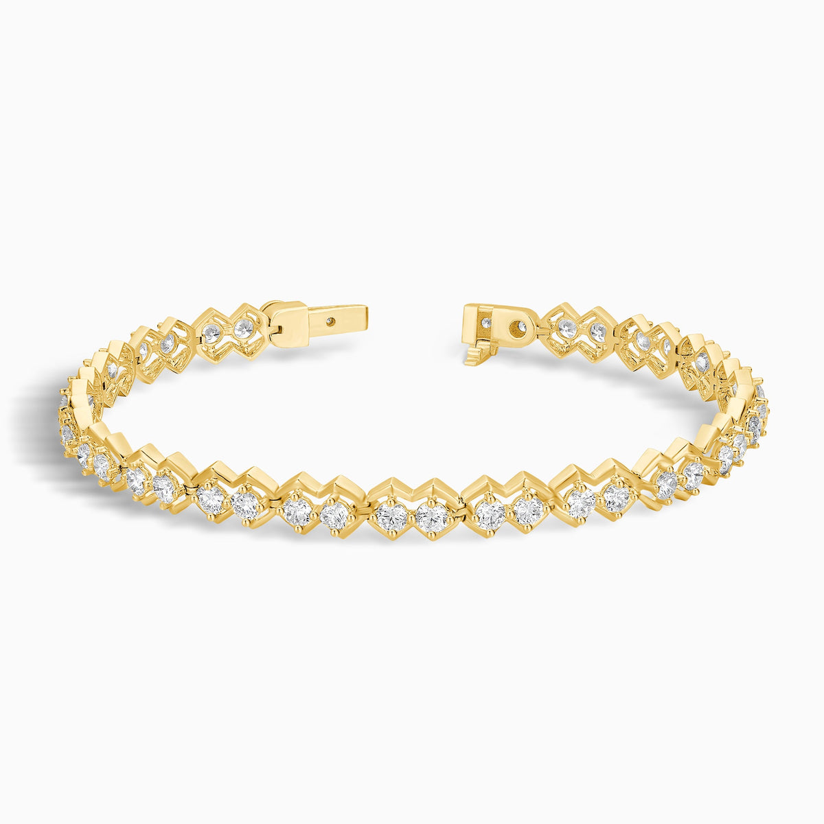 Eclat Diamond Tennis Bracelet in 18K Yellow Gold