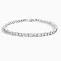 Four-Prong Round Brilliant Diamond Tennis Bracelet