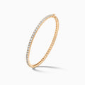 Round Brilliant Eternity Bangle Bracelet