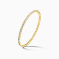 Round Brilliant Eternity Bangle Bracelet