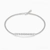 Round Brilliant Diamond Bar Bracelet