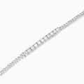 Round Brilliant Diamond Bar Bracelet