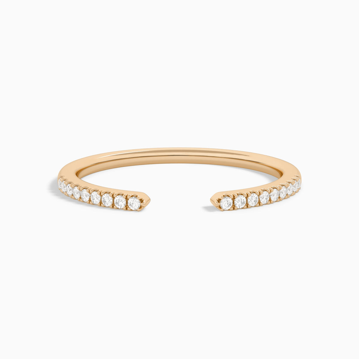 Petite Adora Diamond Open Ring in 14K Rose Gold