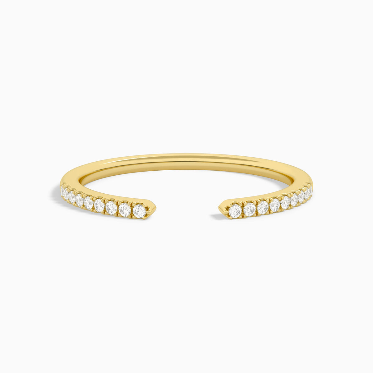 Petite Adora Diamond Open Ring in 14K Yellow Gold