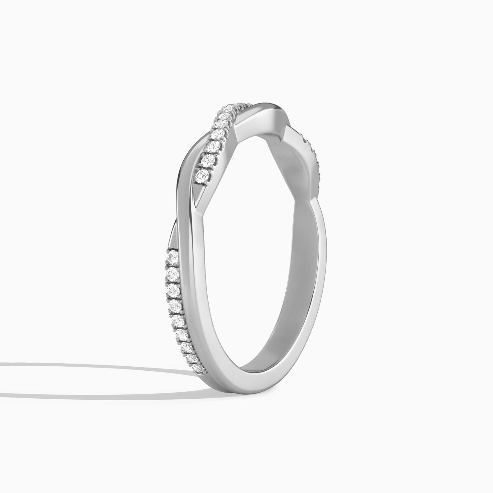 Petite Twisted Vine Diamond Ring