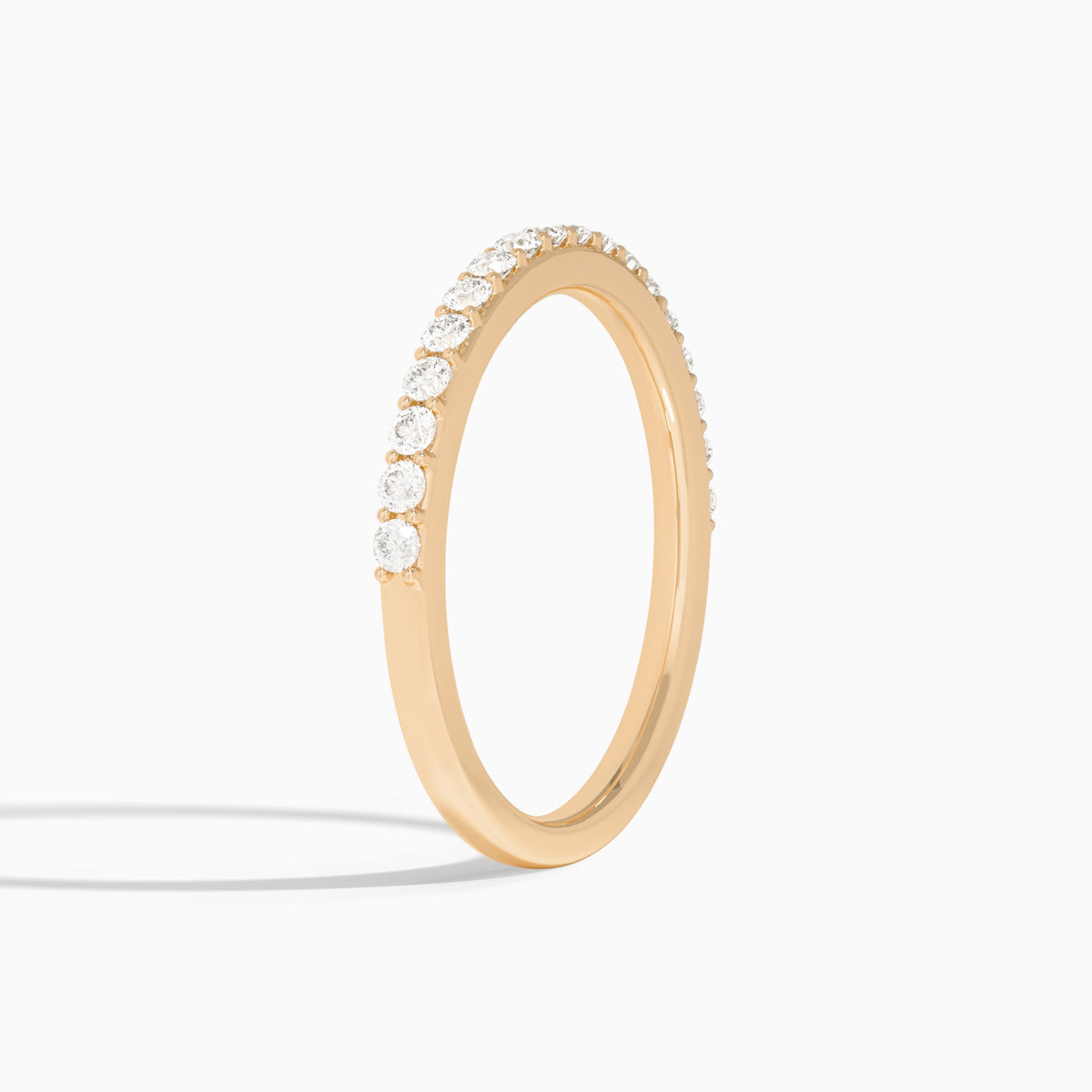 Luna Diamond Ring in 14K Rose Gold
