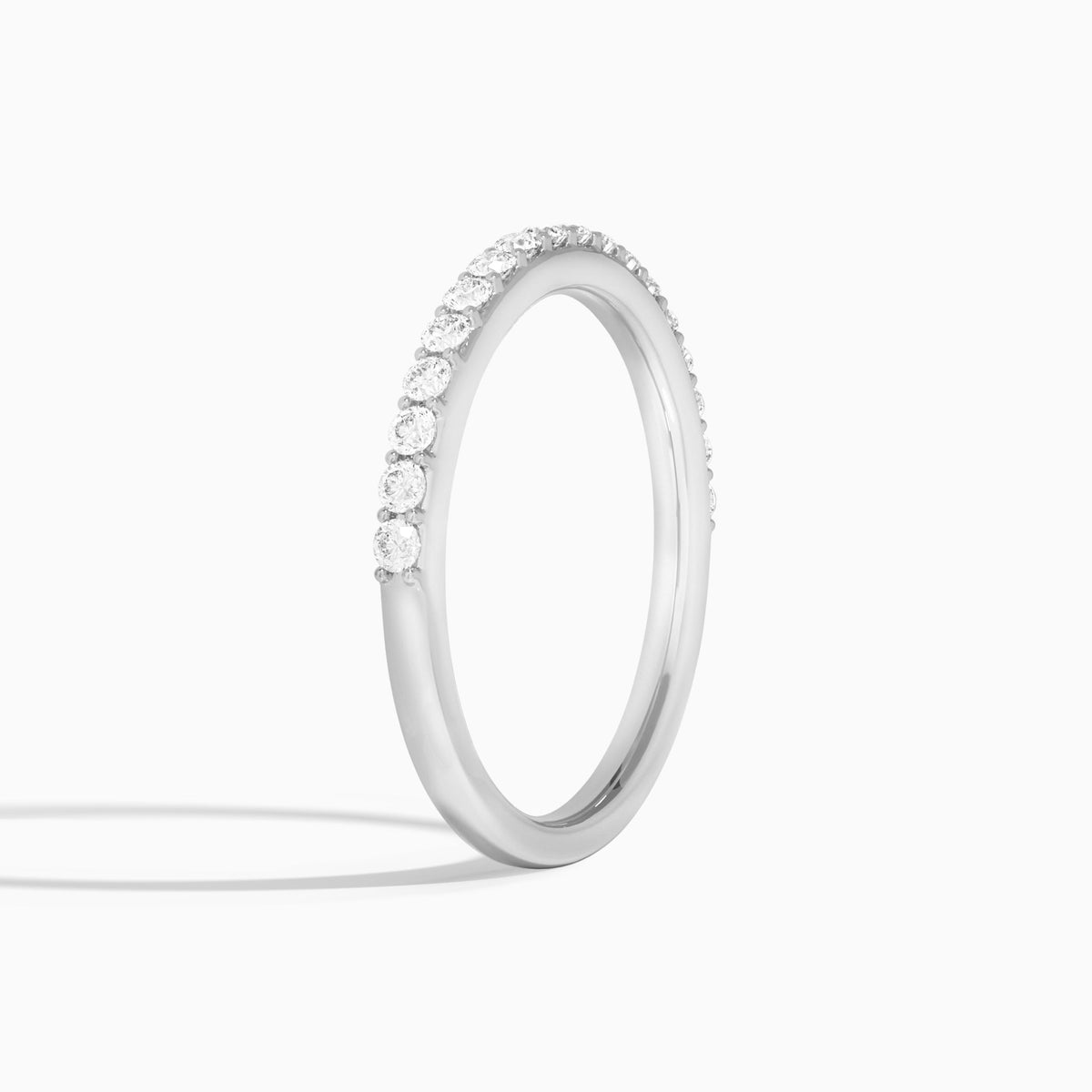 Luna Diamond Ring in 14K White Gold