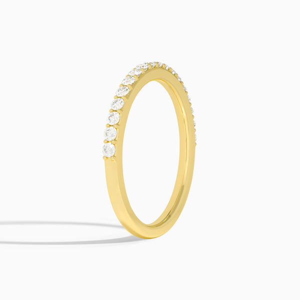 Luna Diamond Ring in 18K Yellow Gold