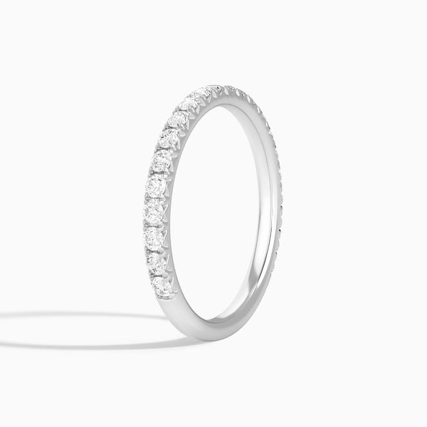 Artemis Three-Quarter Coverage Diamond Ring in 14K White Gold