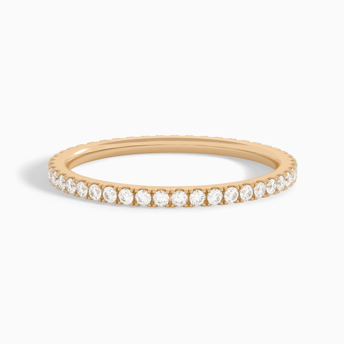 Belle Eternity Diamond Ring in 14K Rose Gold