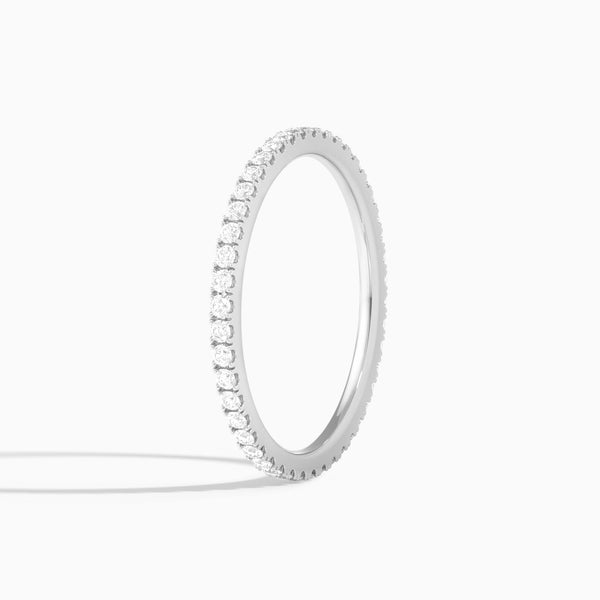 Belle Eternity Diamond Ring in 14K White Gold