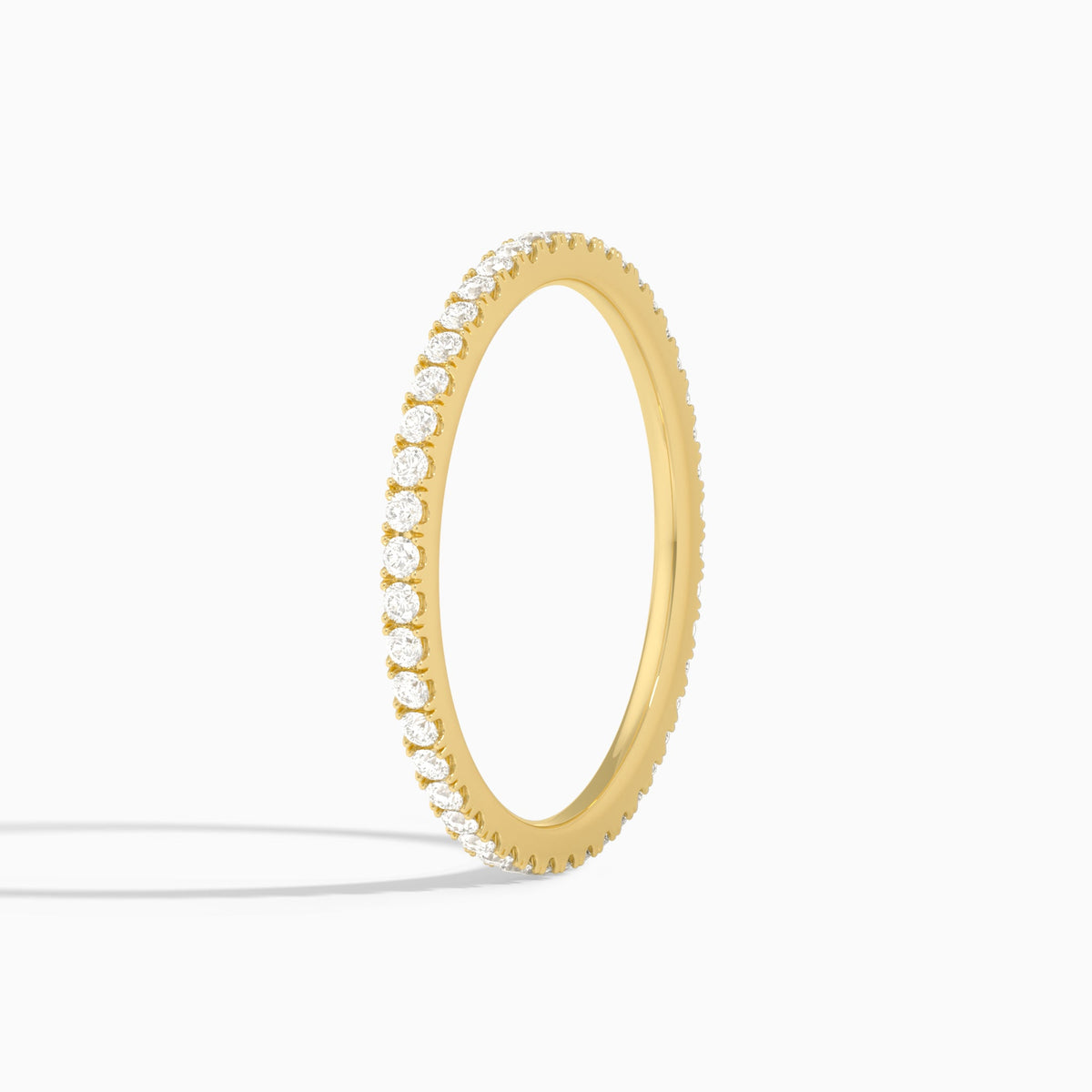 Belle Eternity Diamond Ring in 18K Yellow Gold
