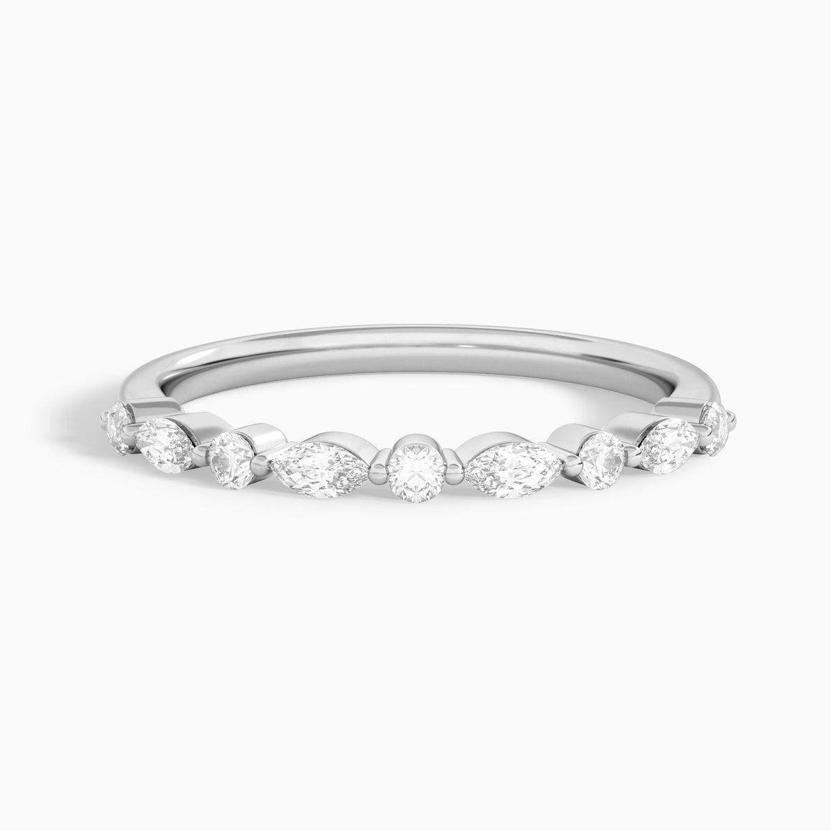 Chateau Diamond Ring in 14K White Gold