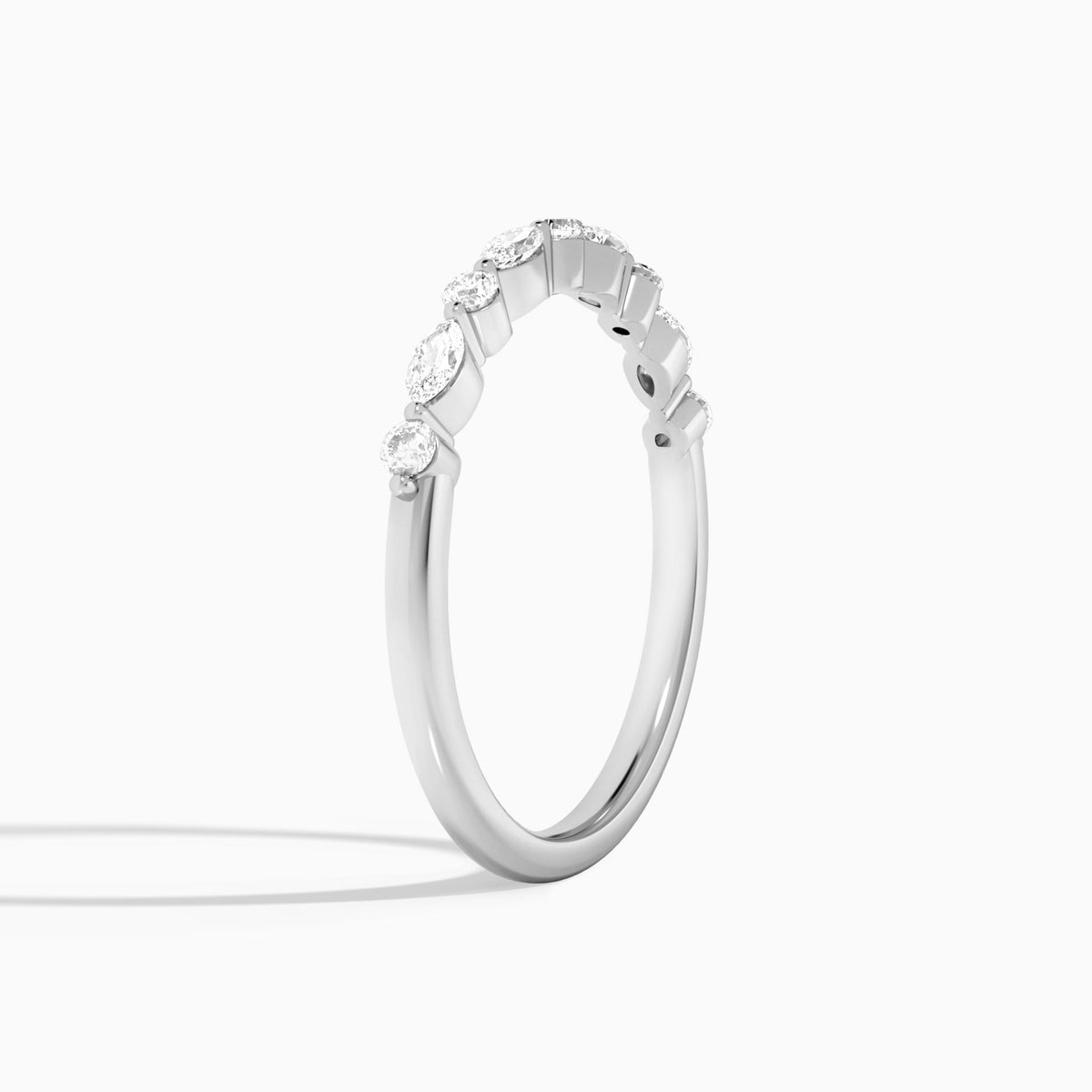 Chateau Diamond Ring in 18K White Gold