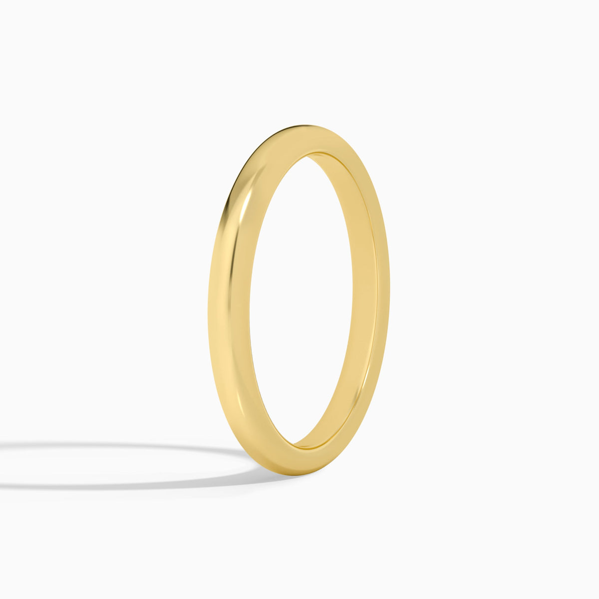 2.5mm Comfort Fit Ring in 14K Yellow Gold