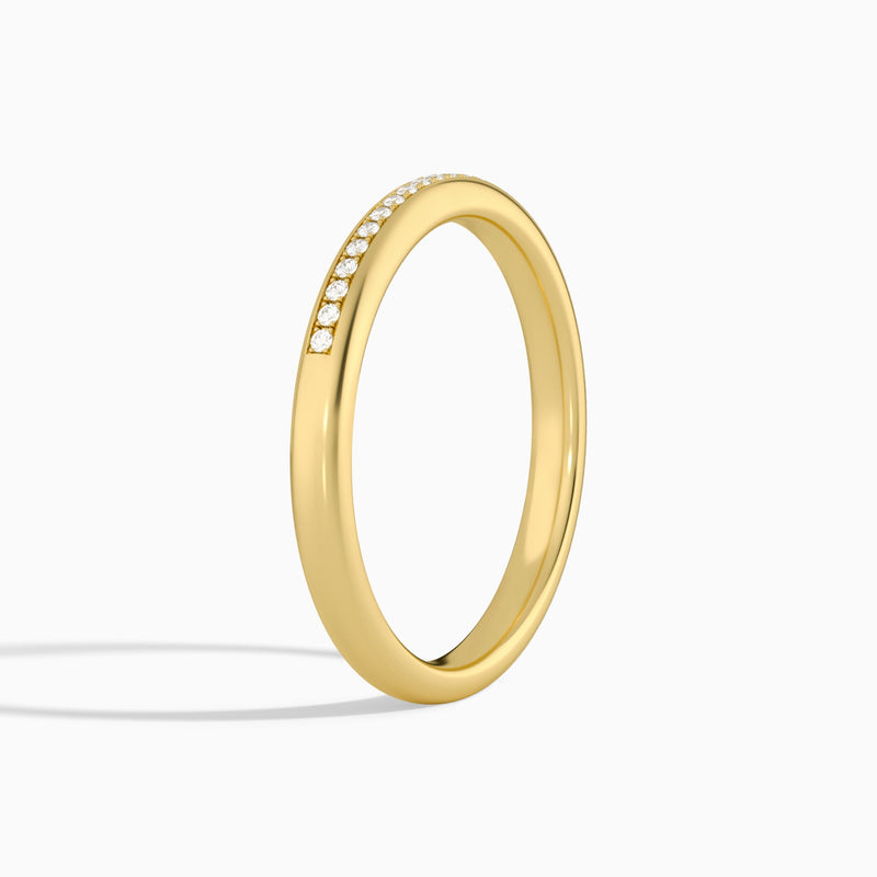 Adorned Channel Set Diamond Ring