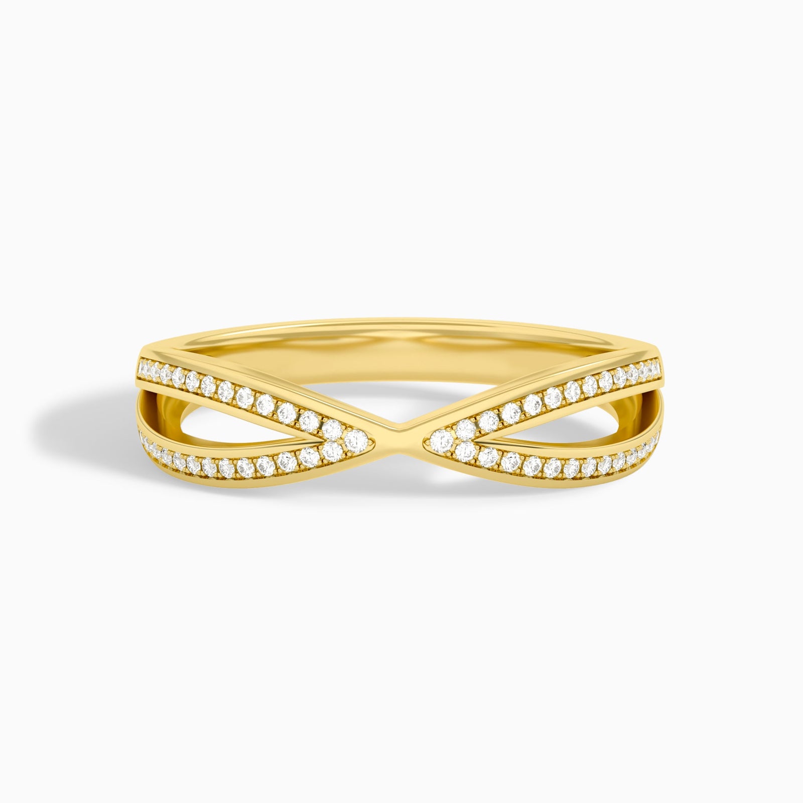 Darcy Crisscross Diamond Ring