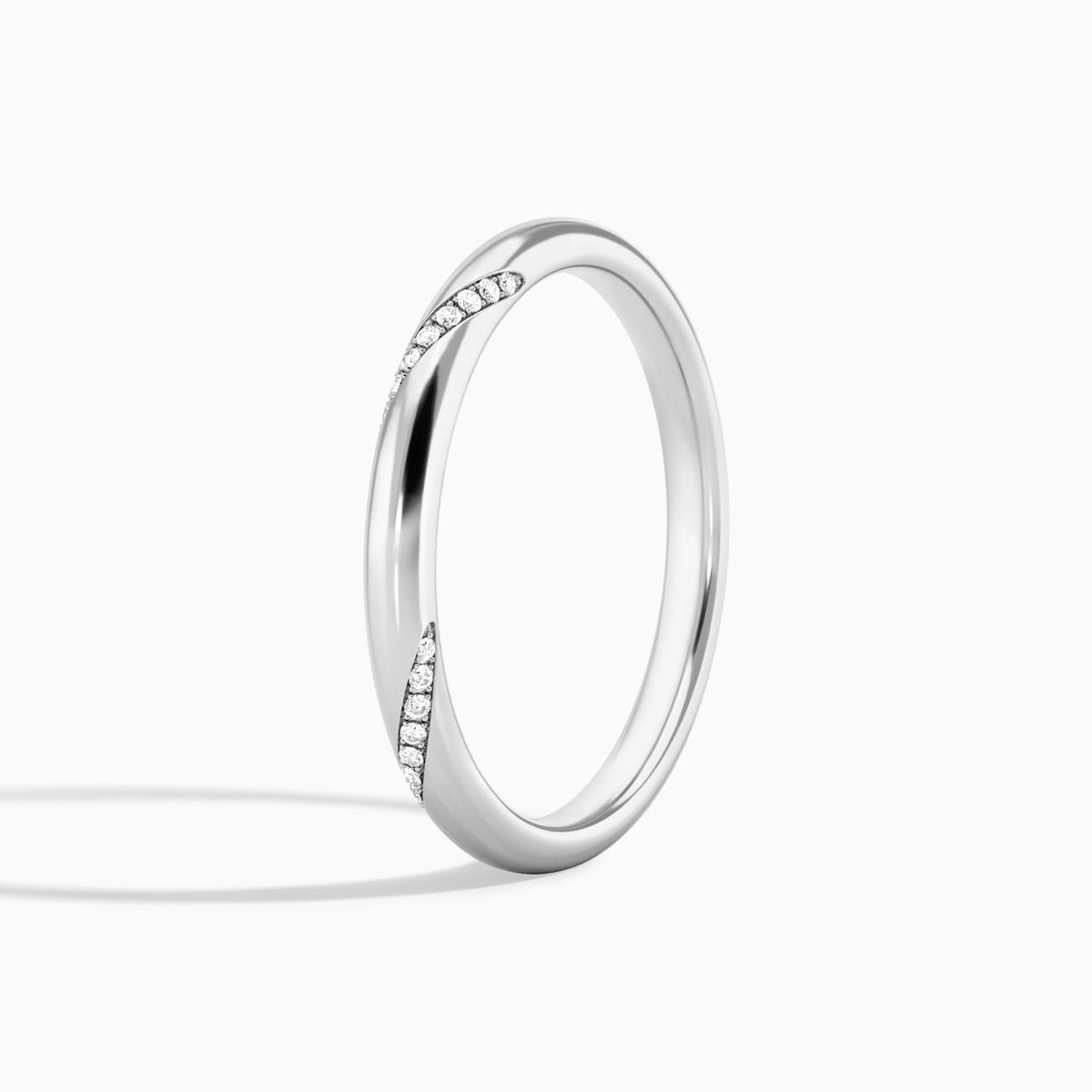 Stackable Verona Diamond Band in Platinum
