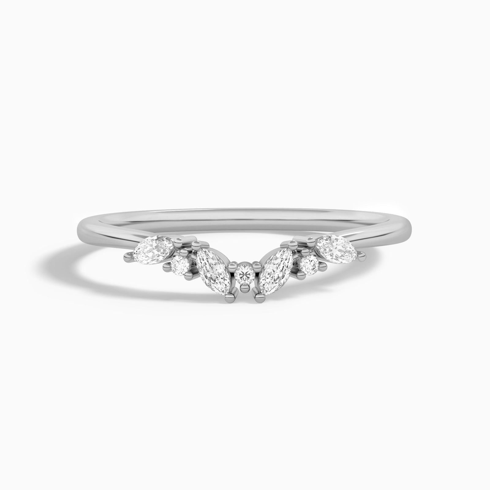 Luxe Marquise and Round Diamond Ring