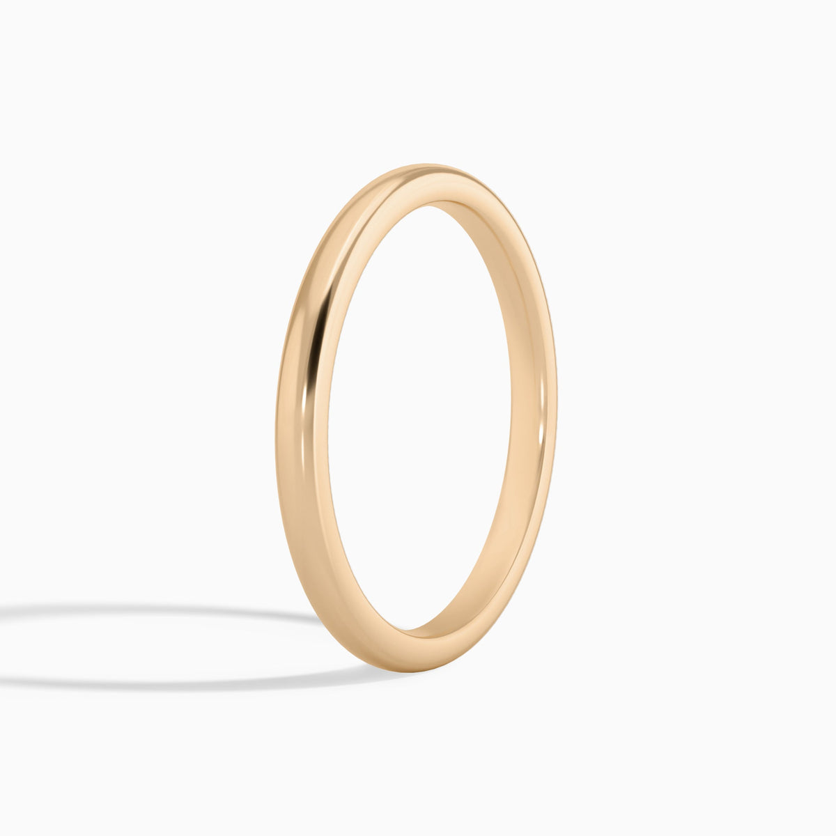 2mm Comfort Fit Ring in 14K Rose Gold