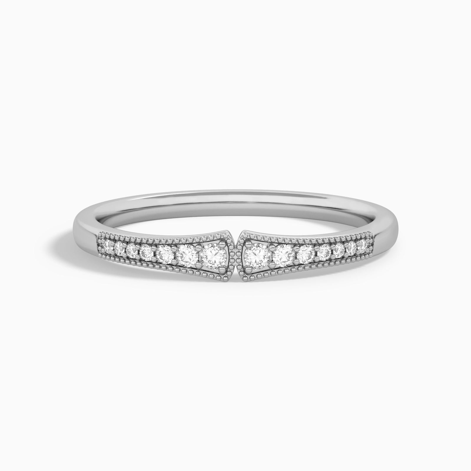 Starla Milgrain Diamond Ring