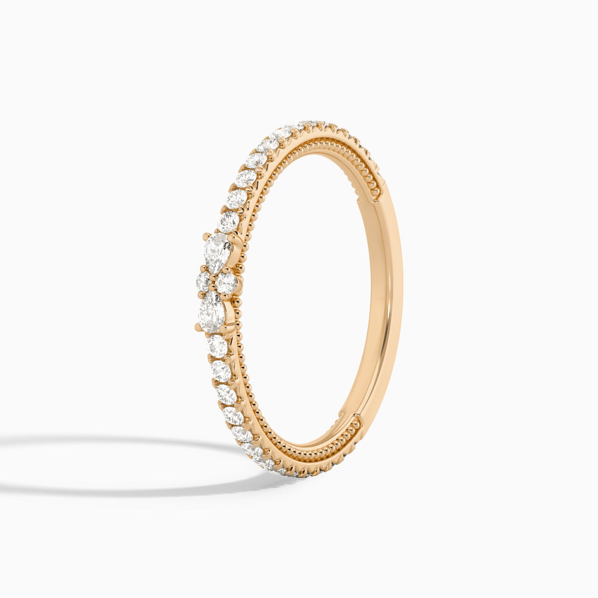 Celestia Diamond Ring in 14K Rose Gold