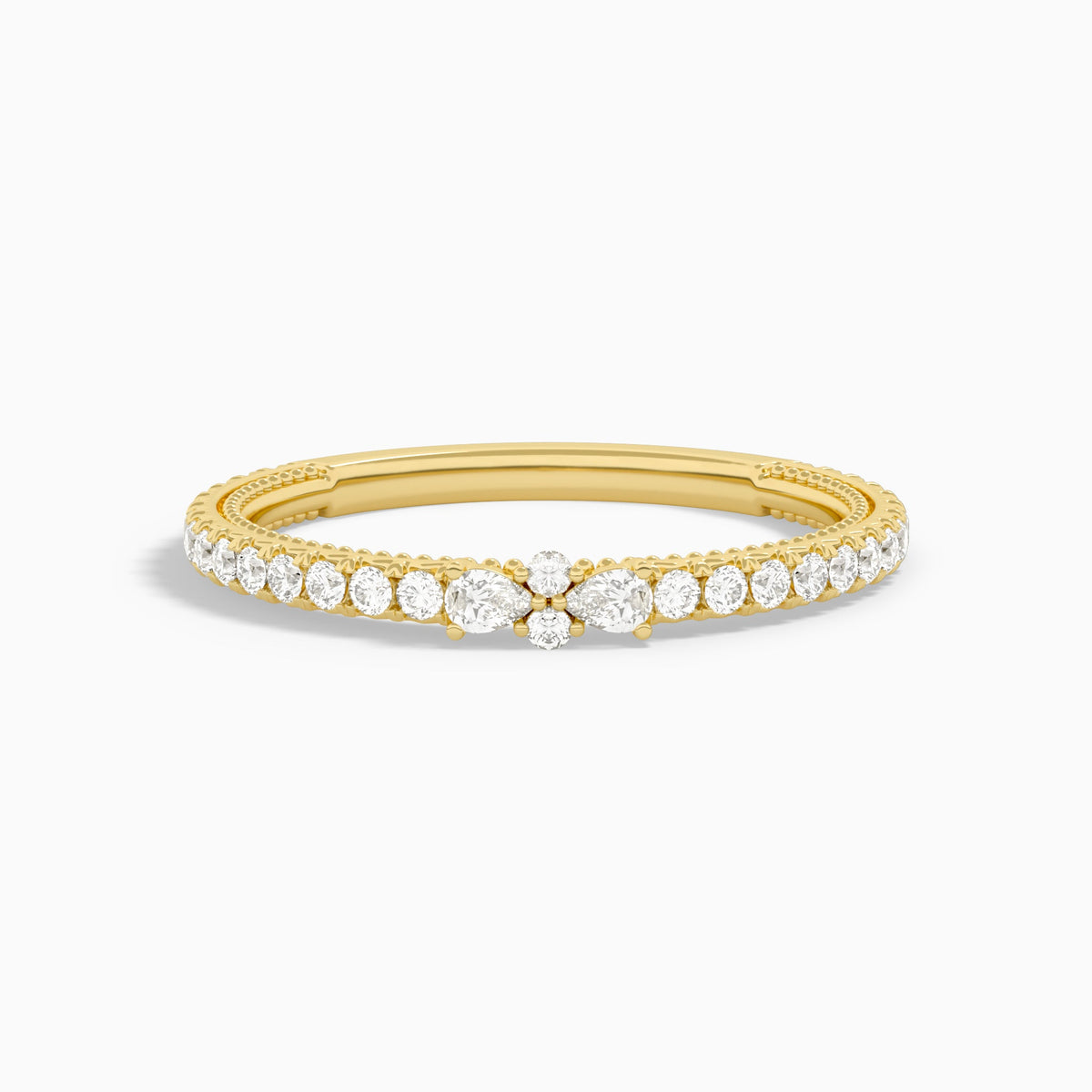 Celestia Diamond Ring in 14K Yellow Gold