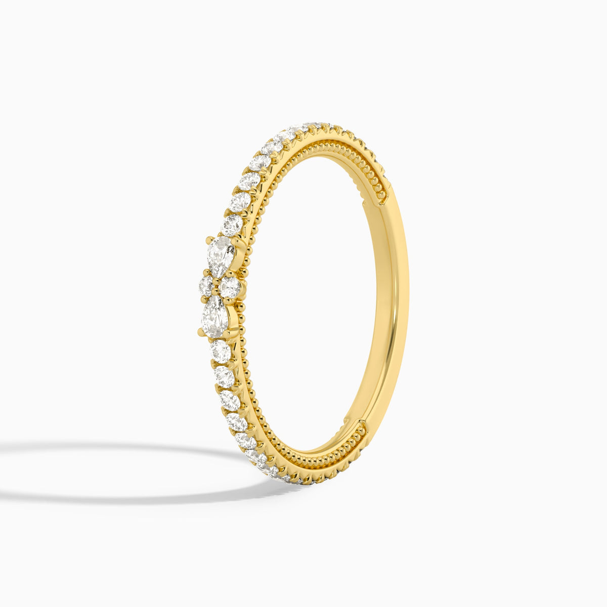 Celestia Diamond Ring in 18K Yellow Gold