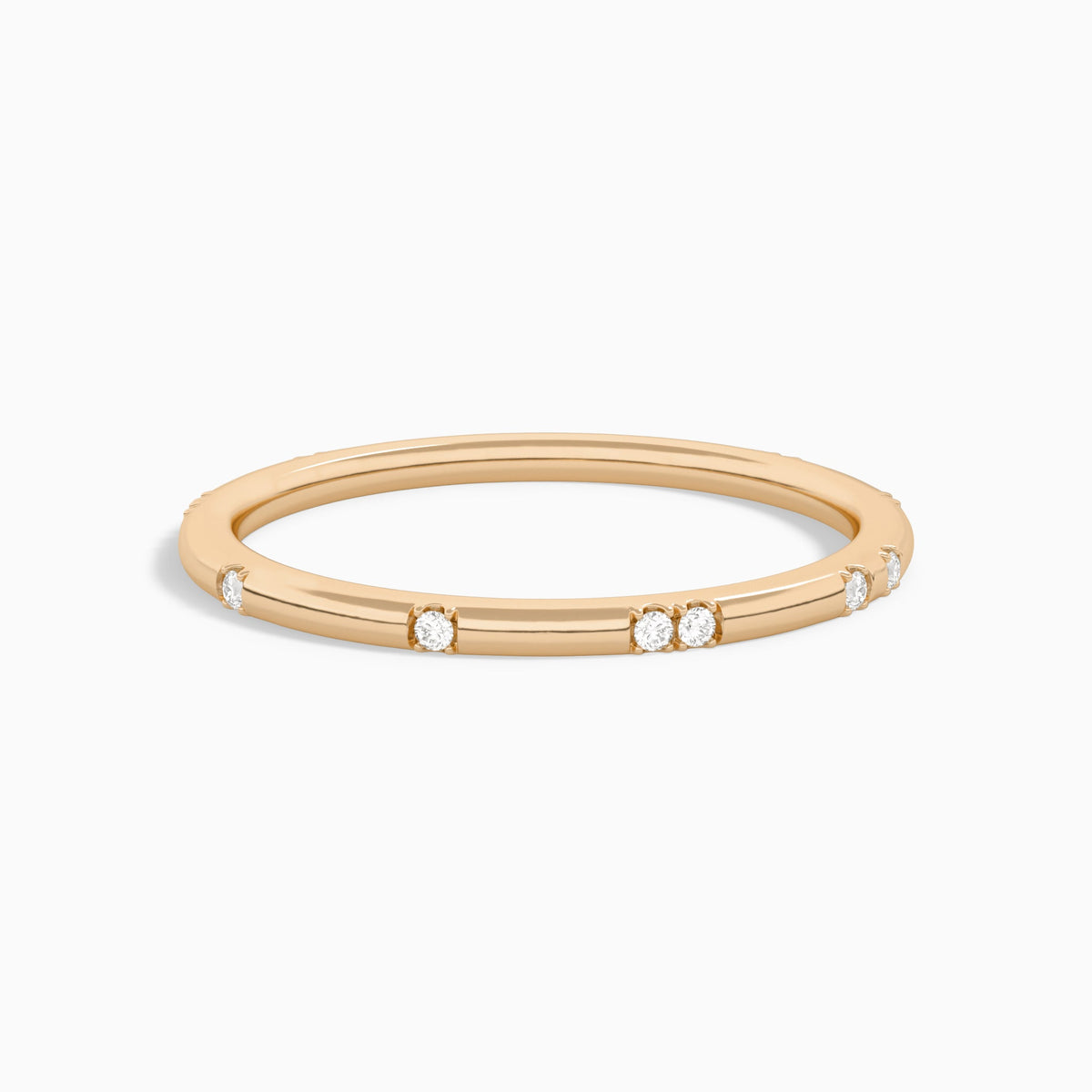 Eos Bezel Ring in 14K Rose Gold