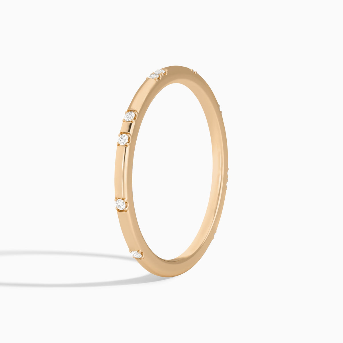 Eos Bezel Ring in 14K Rose Gold