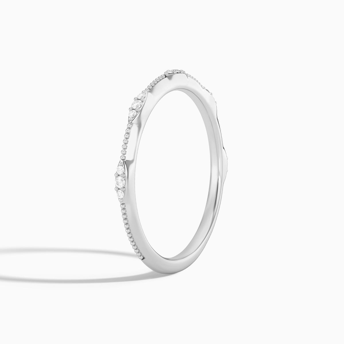Aurora Diamond Ring in Platinum