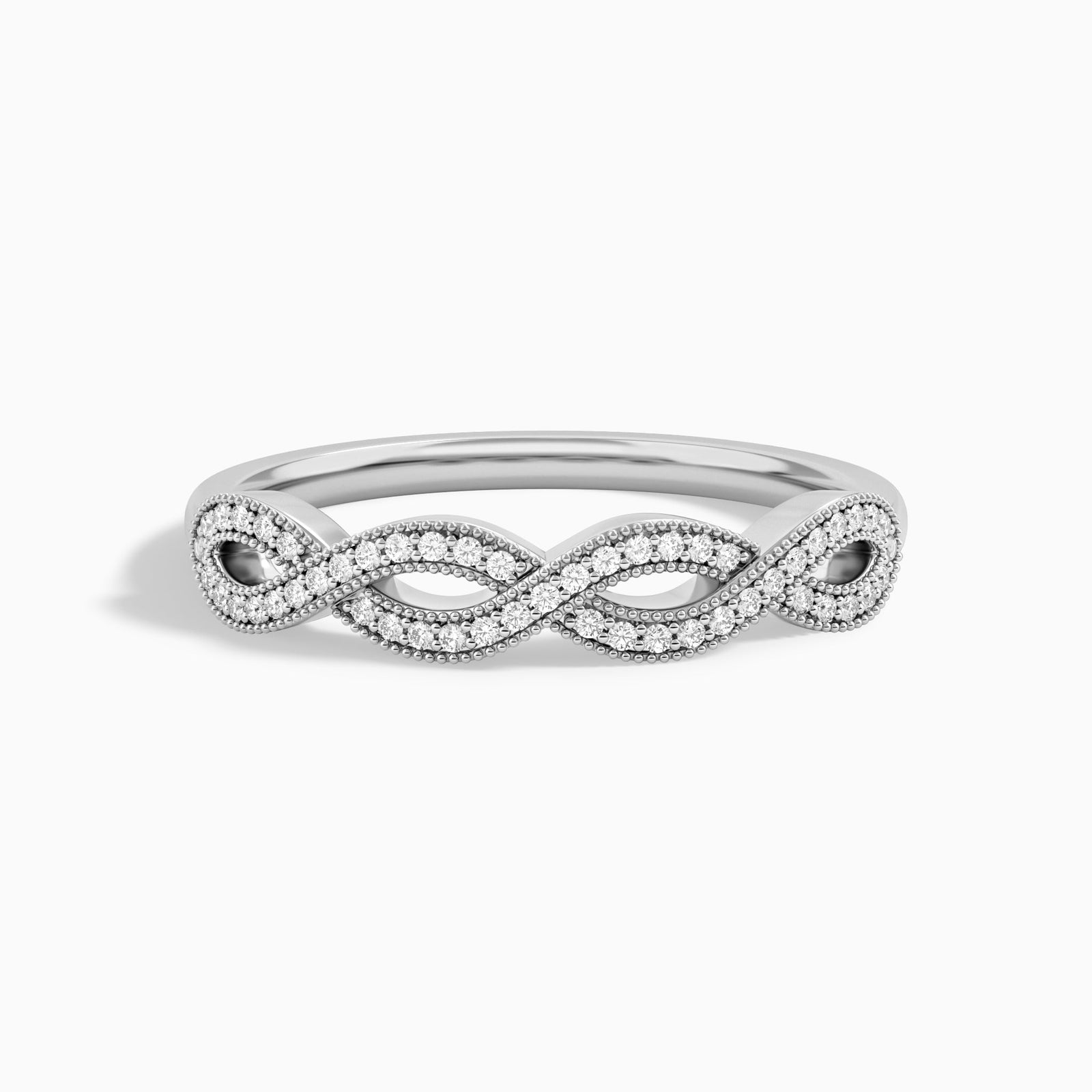 Infinito Milgrain Diamond Ring