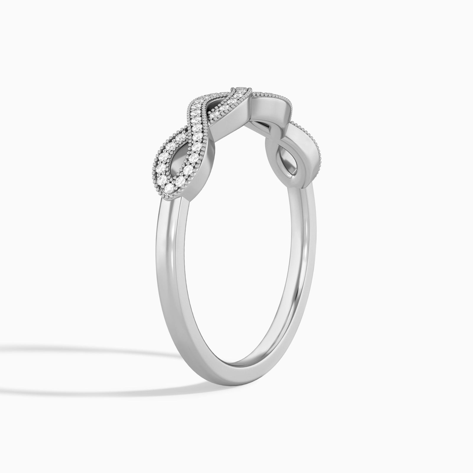 Infinito Milgrain Diamond Ring