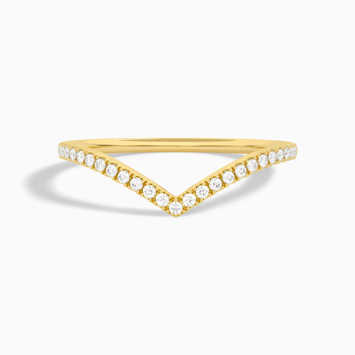 Ballad Contour Diamond Ring in 14K Yellow Gold