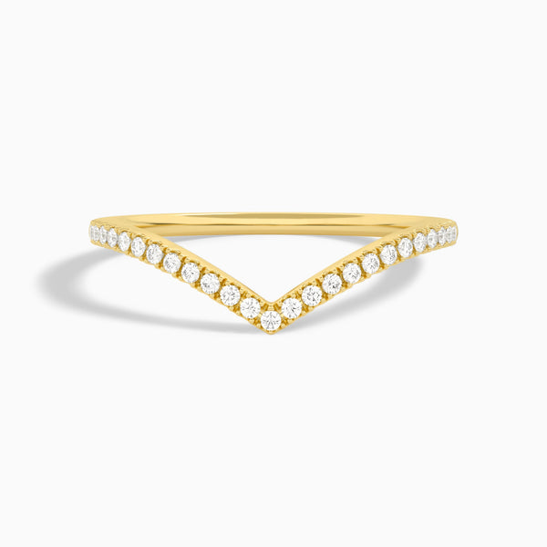 Ballad Contour Diamond Ring in 14K Yellow Gold
