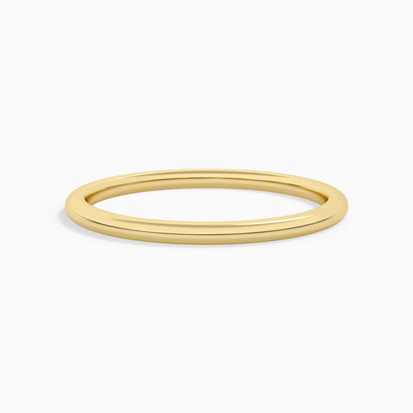 1.5mm Comfort Fit Ring in 14K Yellow Gold
