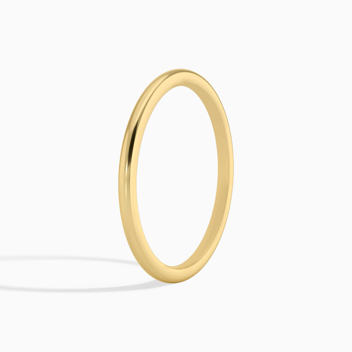 1.5mm Comfort Fit Ring in 18K Yellow Gold