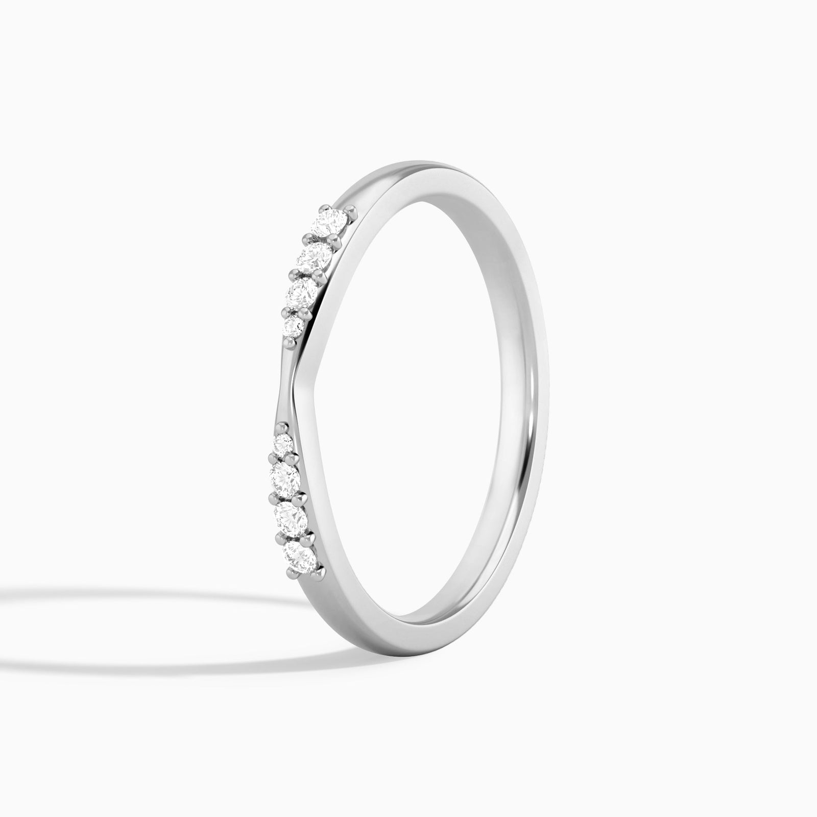 Cascade Graduated Diamond Ring