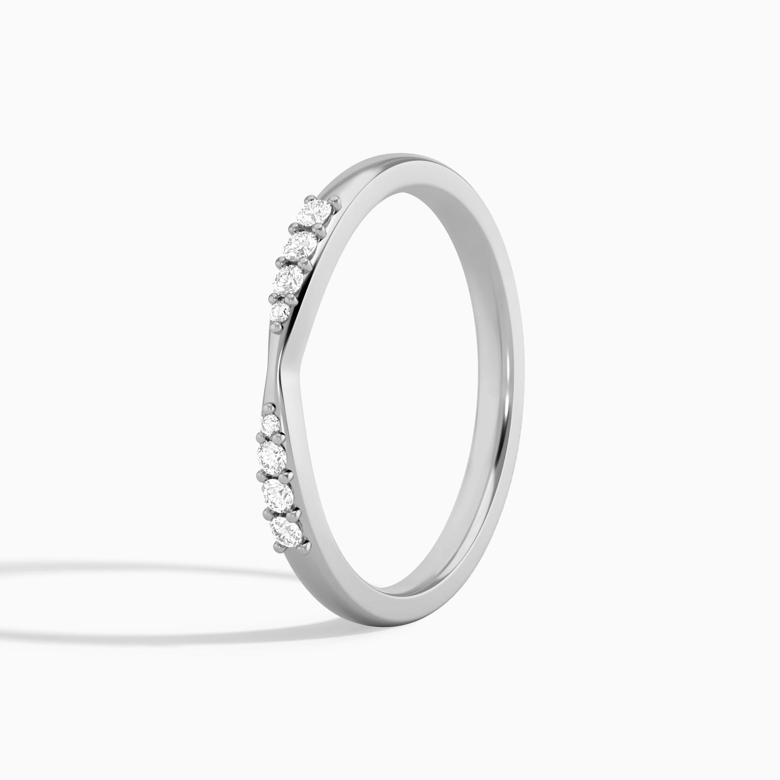 Cascade Graduated Diamond Ring