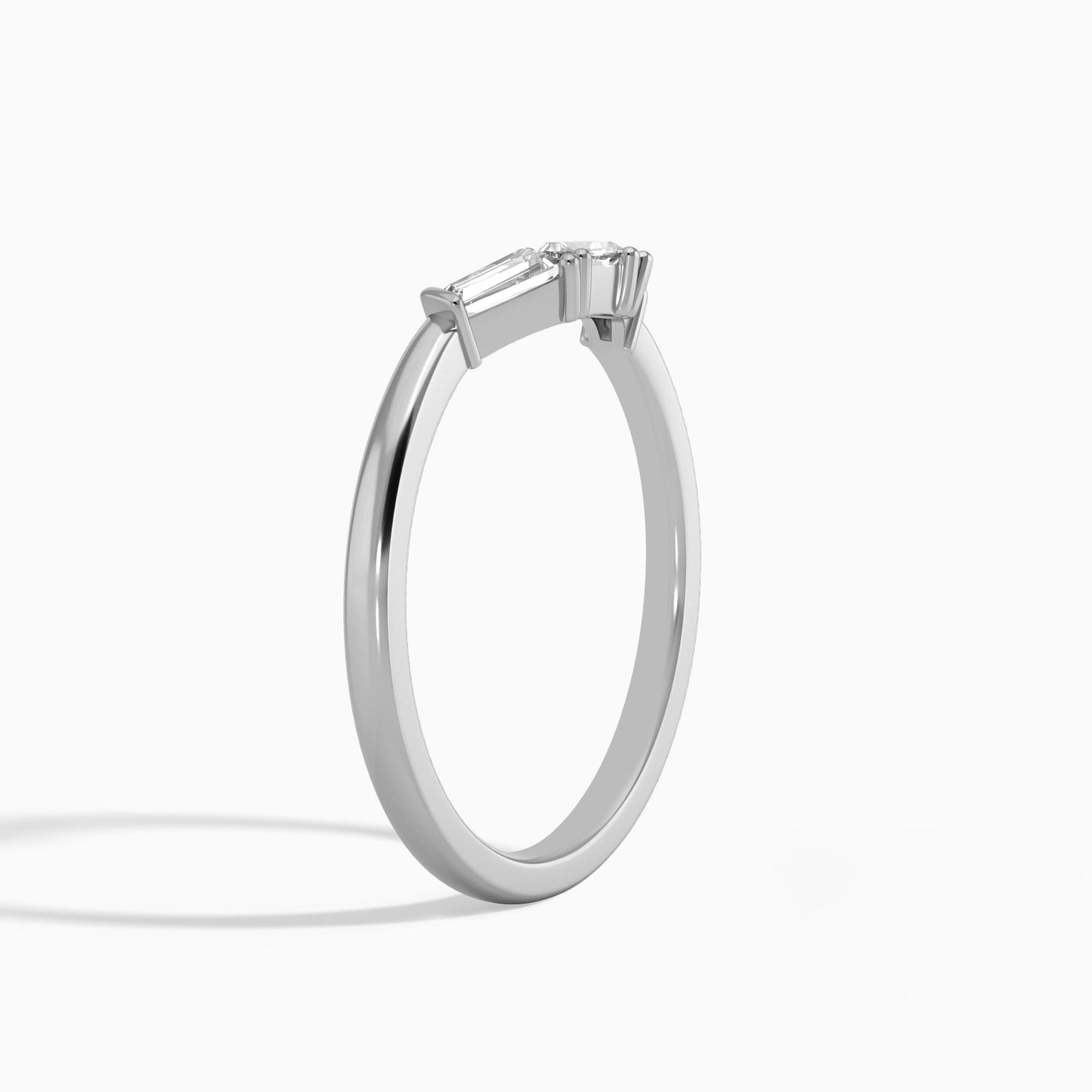 Tapered Baguette Diamond Ring