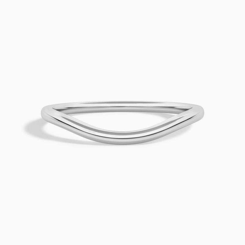 Curved Diamond Ring
