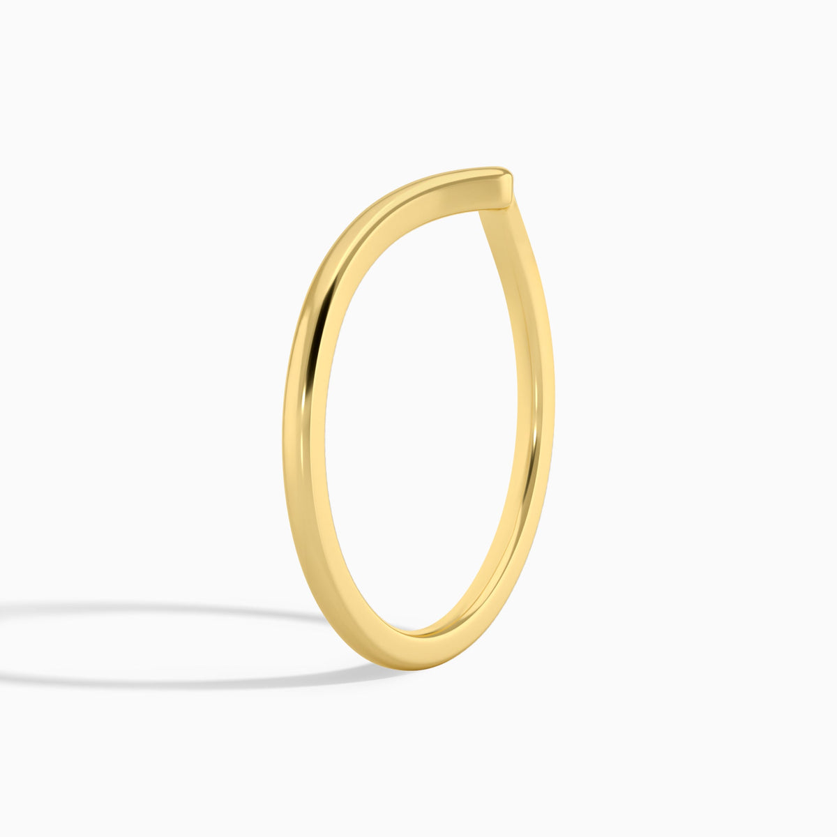 Ballad Contour Ring in 14K Yellow Gold