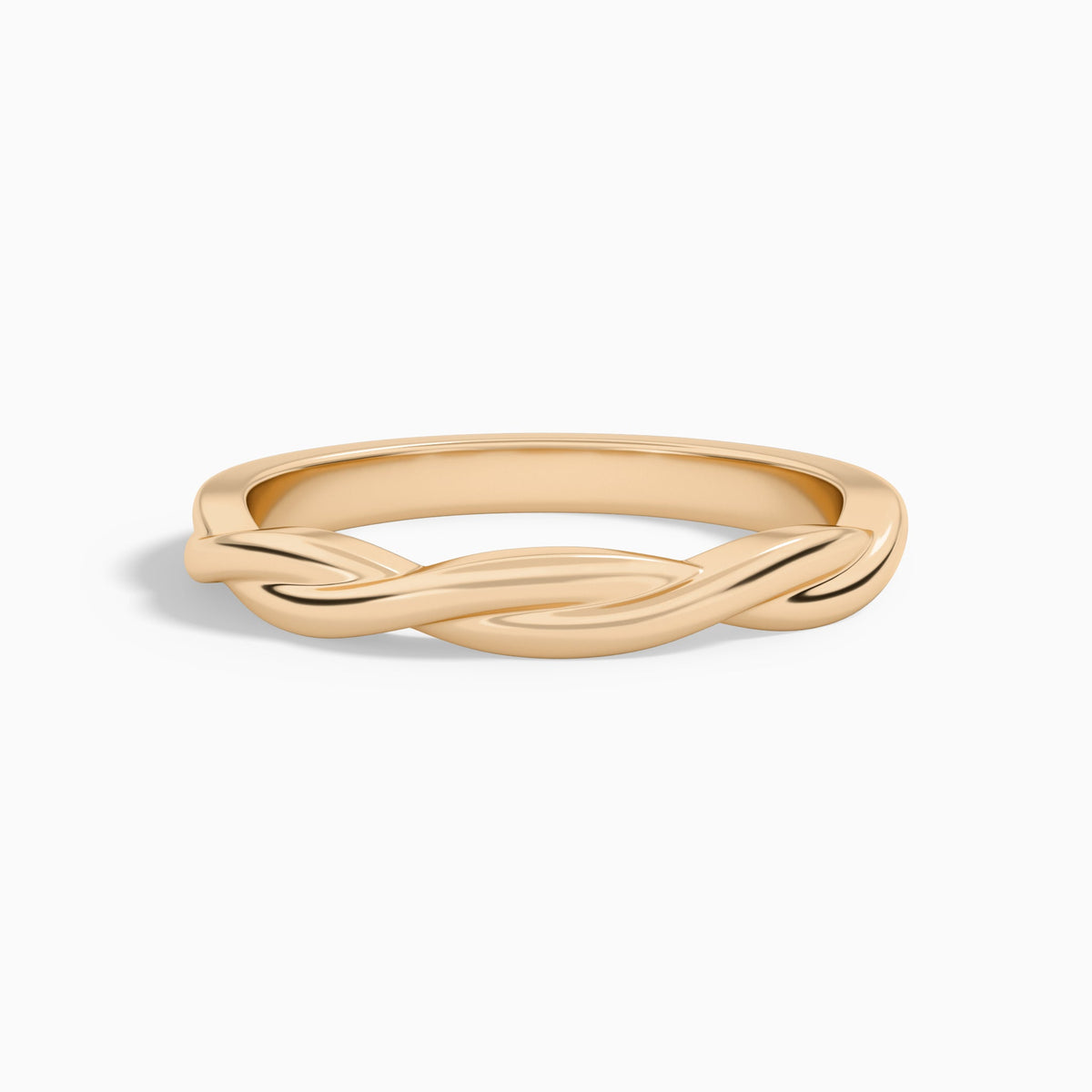 Petite Twisted Vine Ring in 14K Rose Gold
