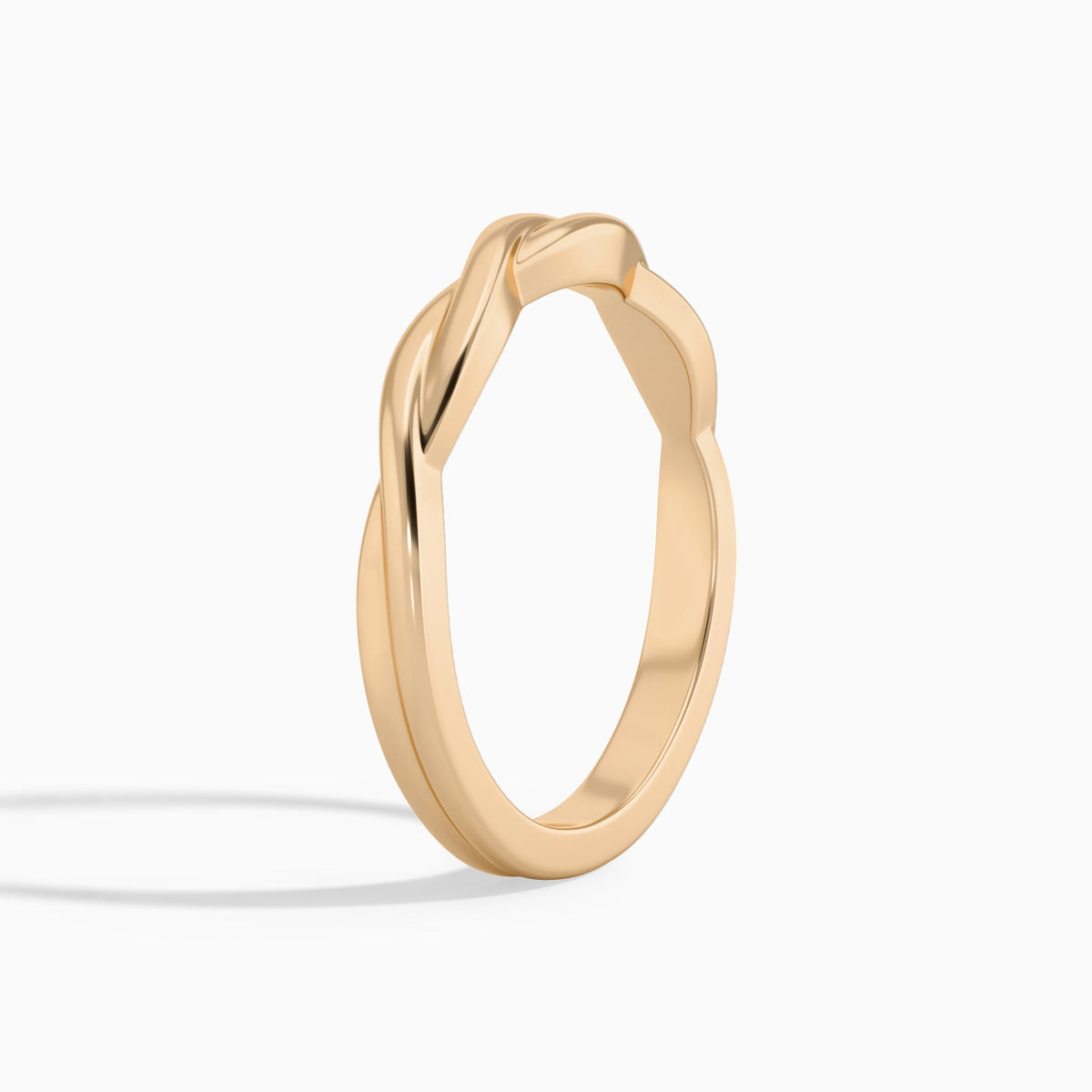 Petite Twisted Vine Ring in 14K Rose Gold