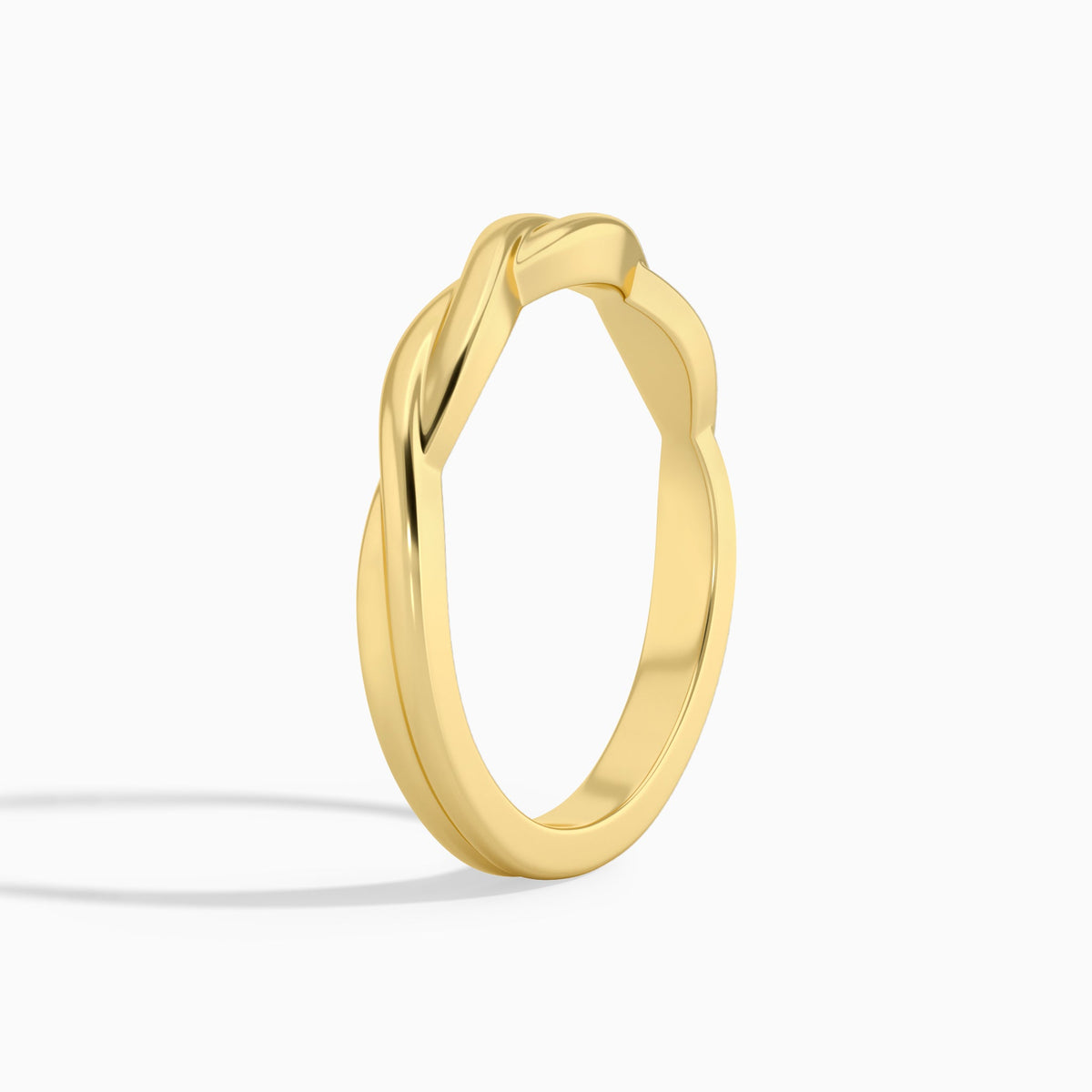 Petite Twisted Vine Ring in 18K Yellow Gold