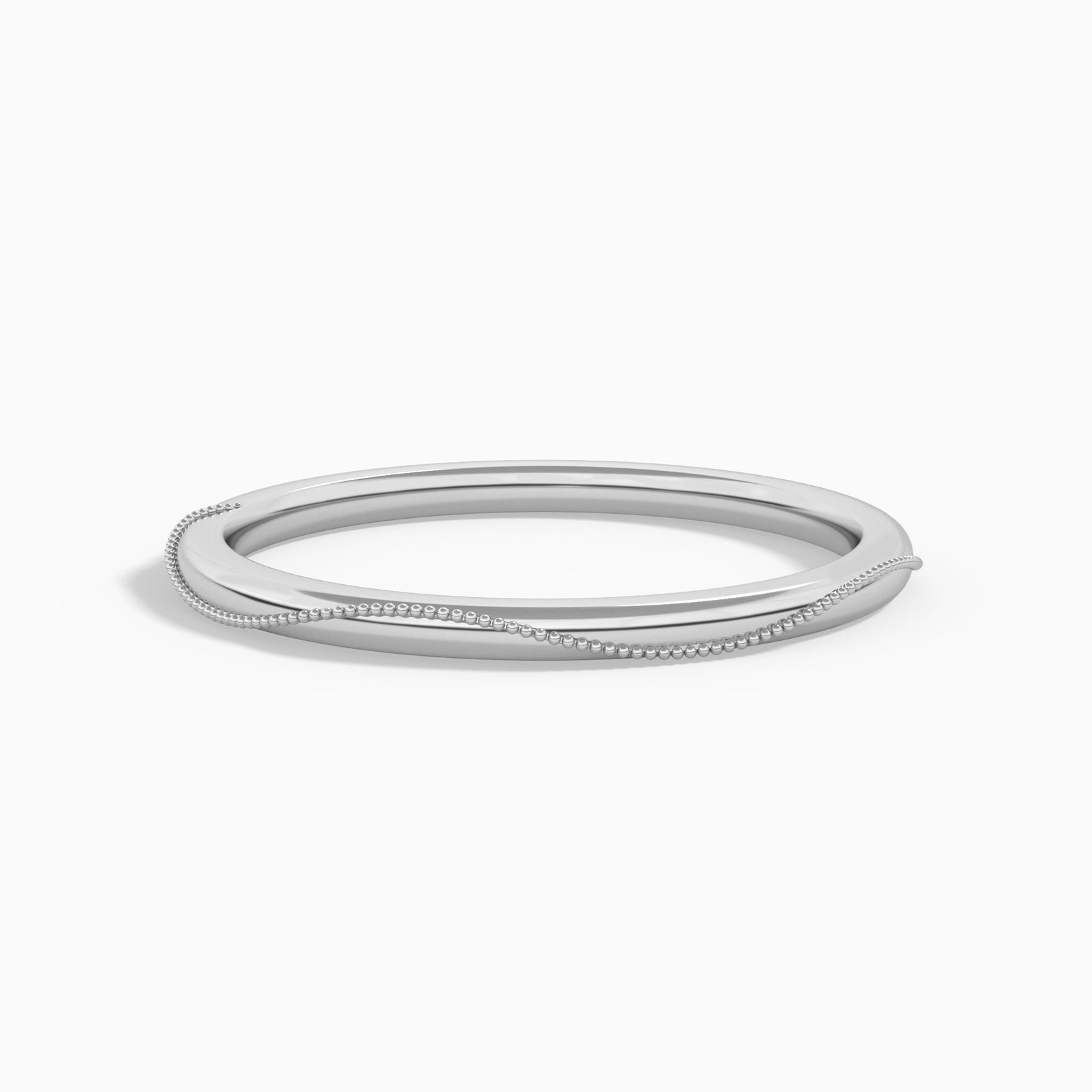 1.5mm Milgrain Comfort Fit Ring