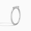 Contoured 5 Stone Diamond Wedding Band