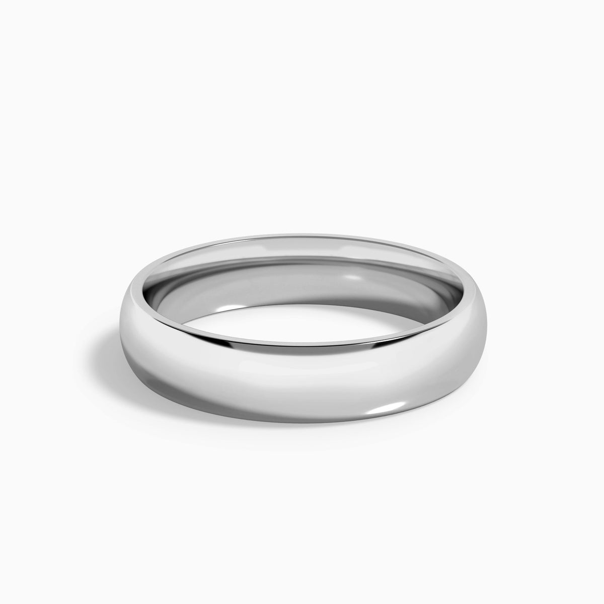 Classic Dome Wedding Band in Platinum